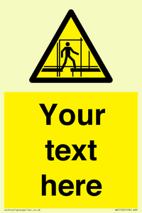 Custom Scaffold Incomplete Sign